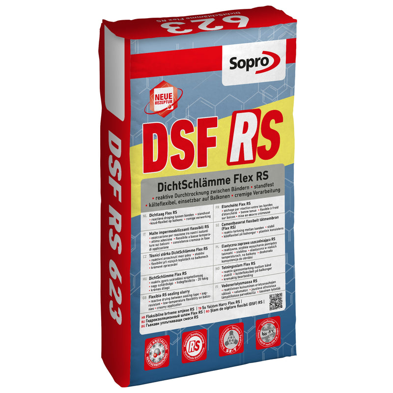 Sopro Flex RS DSF RS 623 reaktive Dichtungsschlämme grau 20 kg