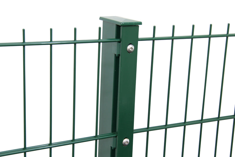 Growi Zaunpfosten Typ F moosgrün, beschichtet, 170 cm, passend für 1230 mm