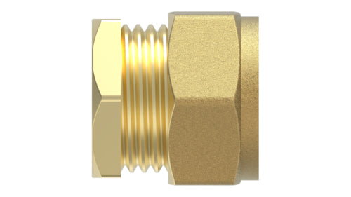Schütte MS Endstück blank 15 mm Klemmfitting für CU-Rohr (messing)