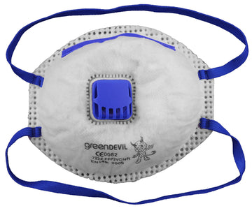 CONNEX Geruchschutzmaske FFP2 mit Aktivkohlefilter (Atemschutz halbmaske/vier tel)