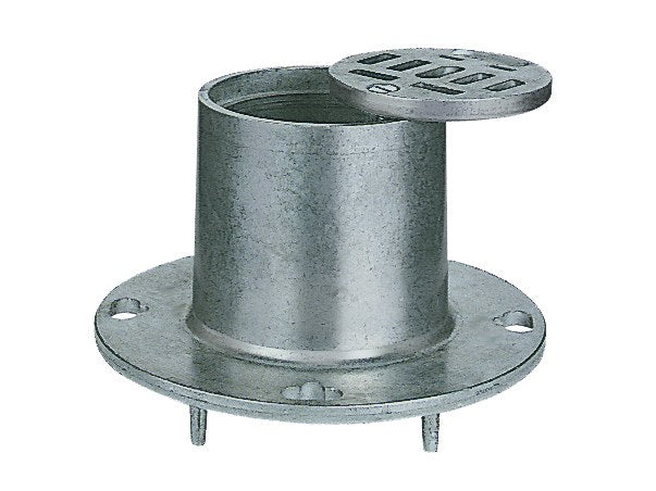 Fränkische WALU Endkappe für Dränrohr DN 100, grau, aus Aluminium