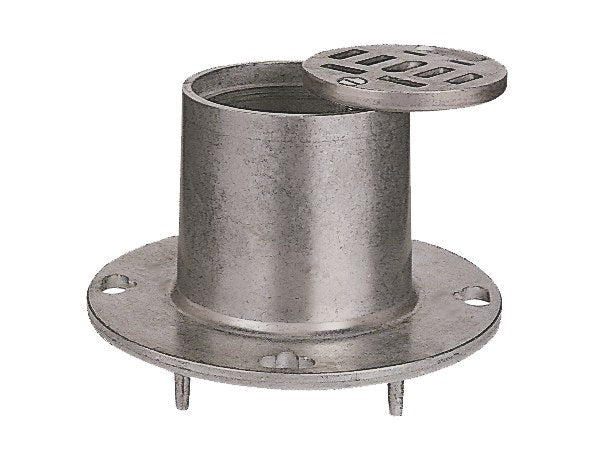 Fränkische WALU Endkappe für Dränrohr DN 100, grau, aus Aluminium