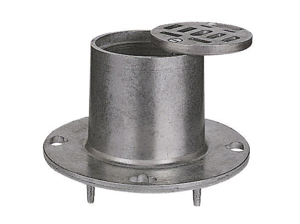 Fränkische WALU Endkappe für Dränrohr DN 100, grau, aus Aluminium