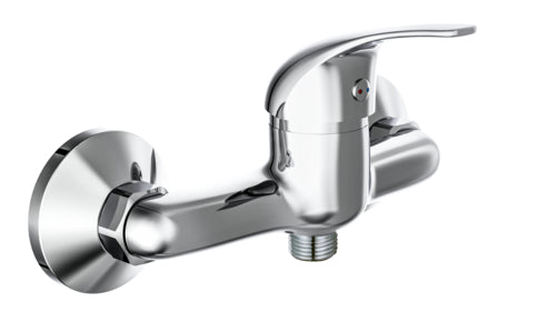 Schütte Athos Plus Duscharmatur chrom, Einhebelarmatur mit 84 mm Höhe