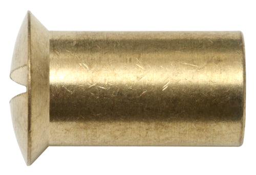 SWG Hülsenmutter Messing blank Hülsenschraube M4, Höhe 12 mm (4 Stück)