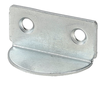 VORMANN Bodenträgerwinkel verzinkt, 40 x 19 x 1,5 mm, Stahl