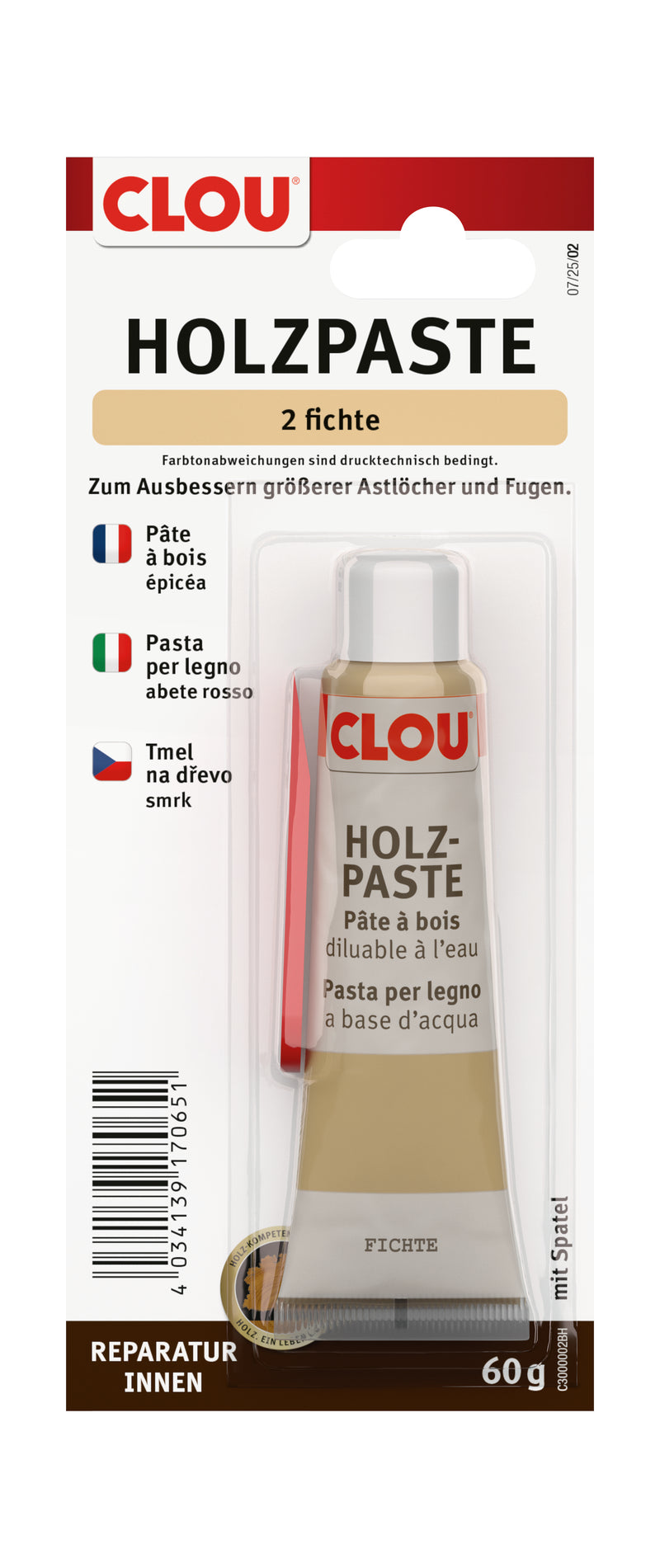CLOU Holzpaste 60 g