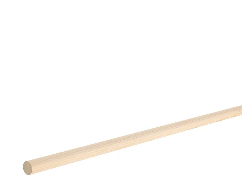 Osmo Rundstab Kiefer astrein, massiv und roh, 2400 mm