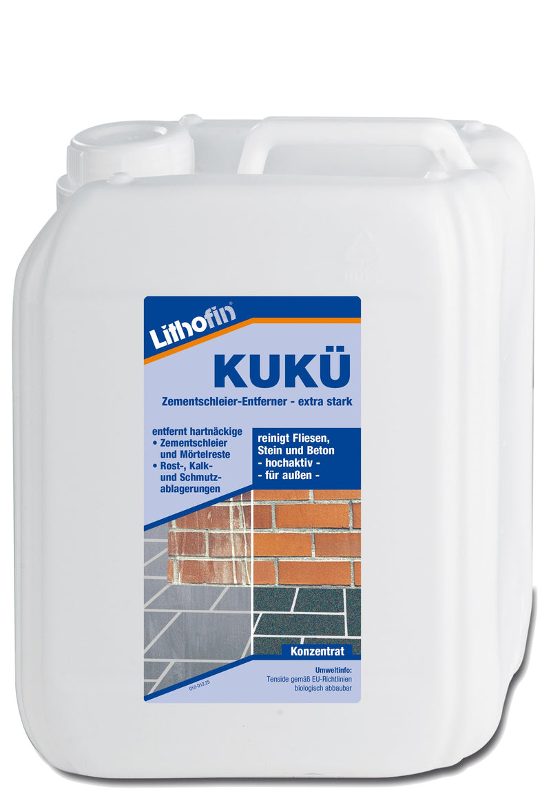 Lithofin KUKÜ Zementschleierentferner Extra, 5 l Kanister, extra stark