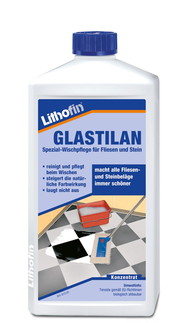 Lithofin GLASTILAN Reiniger & Entferner (1 l) für Keramik, Cotto und Naturstein