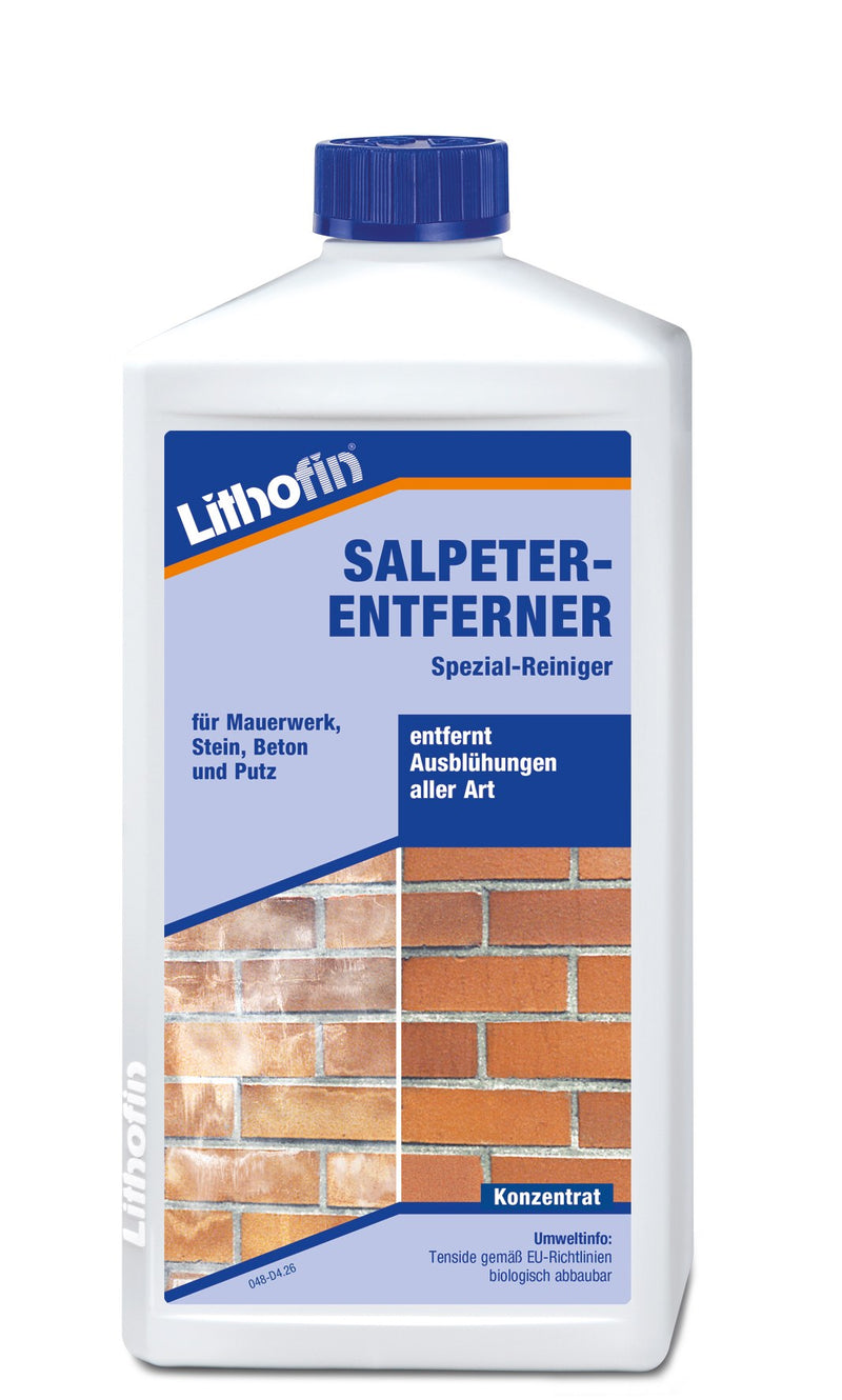 Lithofin Salpeterentferner 1 l säurehaltiger Reiniger gegen Ausblühungen