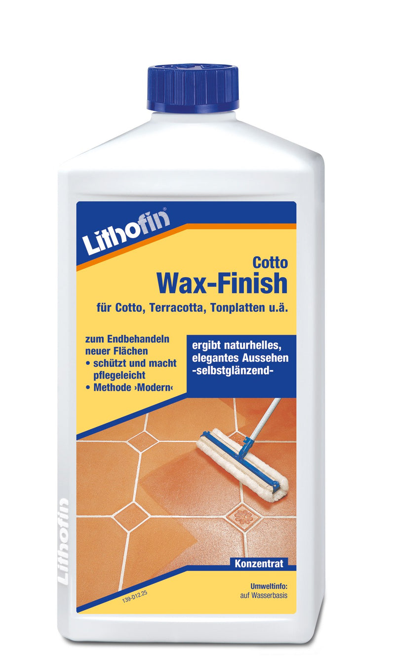 Lithofin COTTO Wax-Finish Pflegemittel in naturhell, seidenglänzend (1 l)