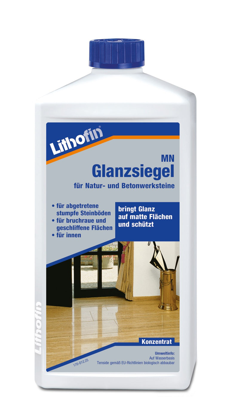 Lithofin MN Glanzsiegel Pflegemittel (1 l) für Natur- und Betonwerkstein