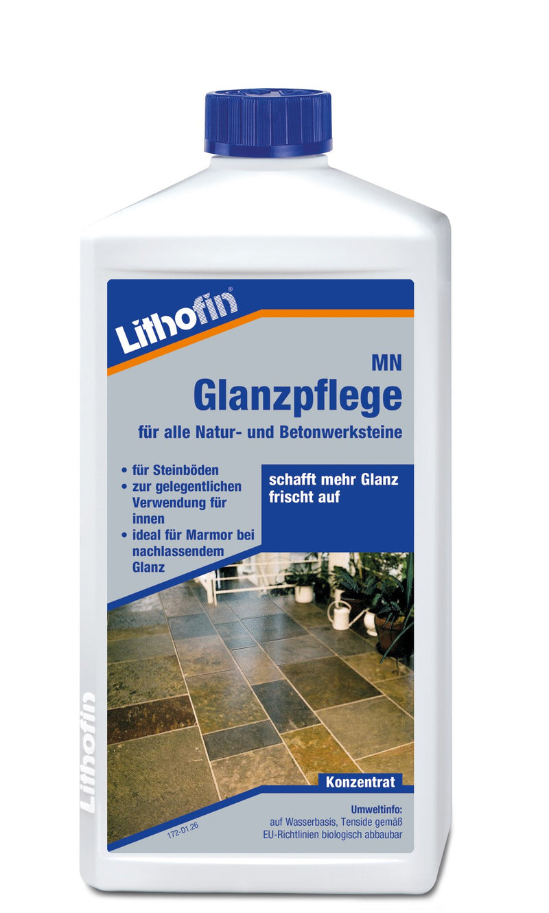 Lithofin MN Glanzpflege Pflegemittel für Natur- und Betonstein (1 l)