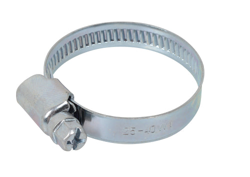 Schütte Schlauchschelle 25–40 mm, 9 mm Bandbreite, verzinkt (2 Stück)