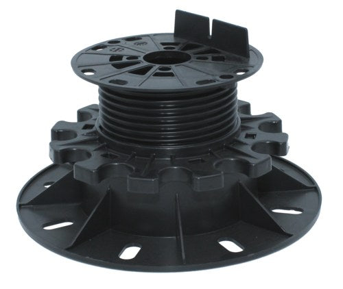 ferax PORTO-Träger PLUS Stellfuß schwarz, einteilig 60–115 mm