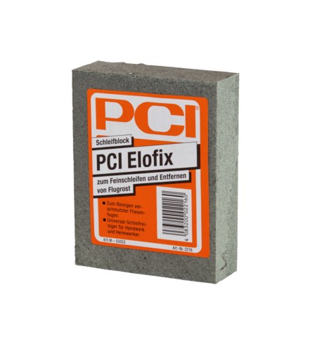 PCI Elofix Schleifklotz aus Holz für Fliesenfugen, 20x65x80 mm