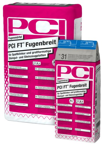 PCI FT-Fugenmörtel zementgrau Nr. 31 für Boden & Wand, 25 kg