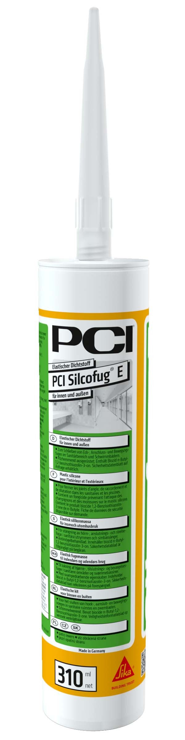 PCI Silcofug E Silikondichtstoff transparent, 310 ml
