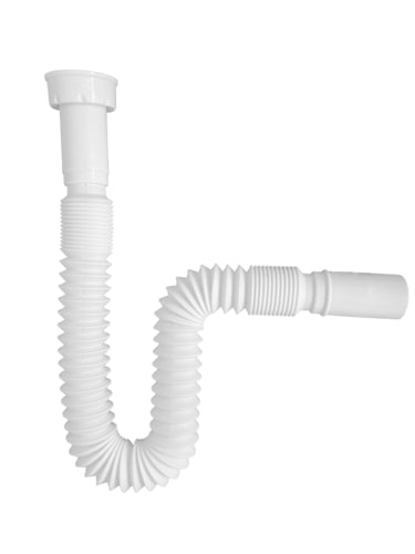 Schütte KS Flex-Anschlussrohr 1 1/4" x 32 mm, weiß, 315–830 mm