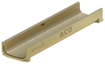 ACO Self® Euroline Entwässerungsrinne aus Polymerbeton, 1 m
