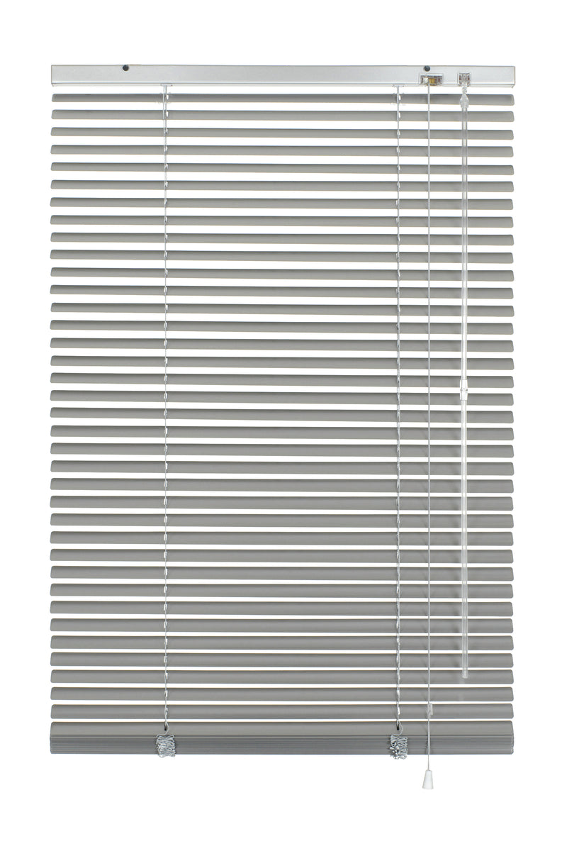 GARDINIA Jalousie Aluminium 25 mm silber, für Fenster 130x175 cm