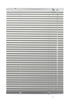 GARDINIA Jalousie Aluminium 25 mm silber, für Fenster 130x175 cm