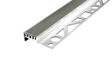 PROLINE PRObasic Stufenprofil 11 mm Alu mit PVC-Einlage, 2,50 m