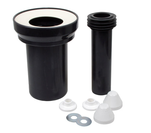 SANIT PE WC-Anschlussgarnitur DN 90, schwarz