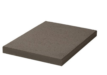 WESERWABEN Mauer- & Pfeilerabdeckung flach anthrazit, glatt 49x30x4 cm