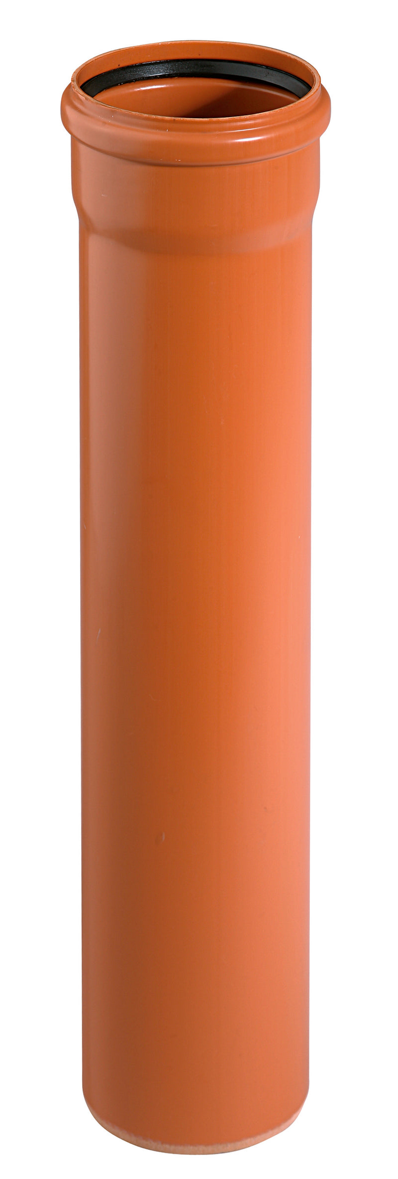 Ostendorf KGEM Abwasserrohr mit Muffe DN/OD, orangebraun, 2,0 m