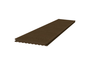 megawood TREND Terrassendiele terra 16x163x3000 mm fein geriffelt/genutet, EasyDeck