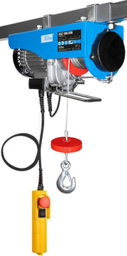 Güde Elektro-Seilzug GSZ 100/200 in Blau/Gelb, 450 W