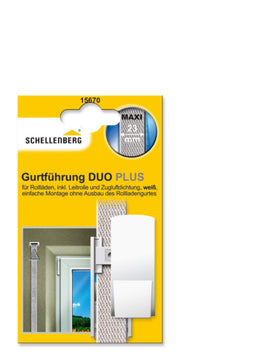 Schellenberg DUO PLUS Gurtführung DuoPlus Maxi weiß 38x85x25 mm