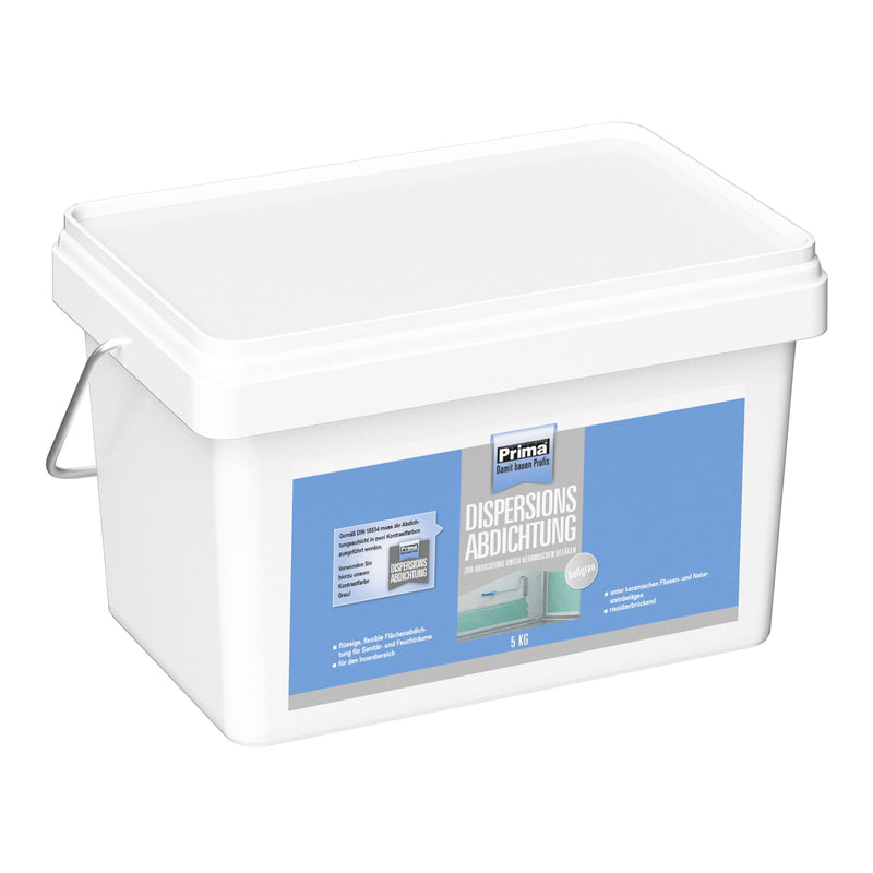 PRIMA Dispersionsabdichtung hellgrün, Dichtungsanstrich 5 kg für Boden & Wand