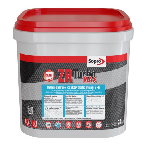 Sopro ZR Turbo MAXX mineralische Dichtungsschlämme grau, 24 kg