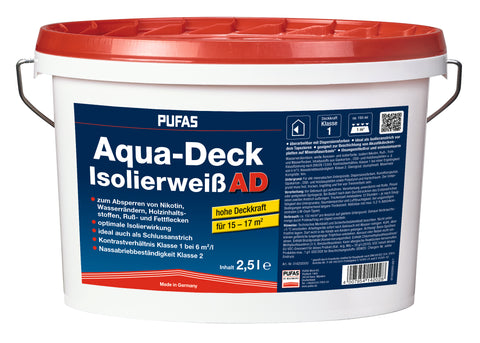 Pufas Aqua-Deck Isolierweiß Isolierfarbe