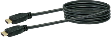 SCHWAIGER HDMI Verbindungskabel schwarz, Länge für TV & Geräte