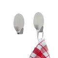 WENKO Maxi-Wandhaken 2er Set Edelstahl