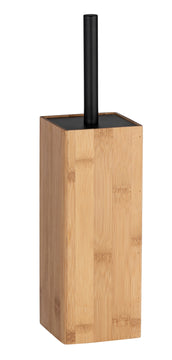 WENKO Padua WC-Bürstengarnitur Bambus natur, geschlossen, stehend