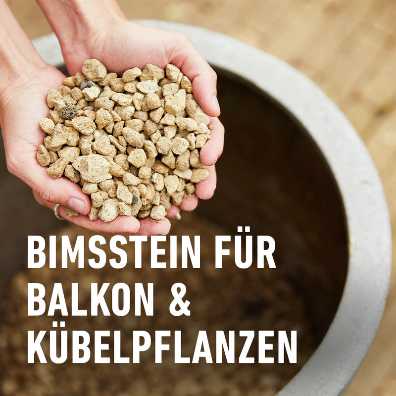 COMPO BIO Drainage- & Pflanzgranulat Granuplante 10 l, natürliches Bimsgranulat