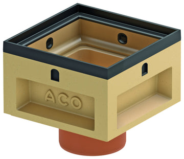 ACO Multipoint Punktablauf aus Polymerbeton, Kl. D 400 – 300 x 300 mm