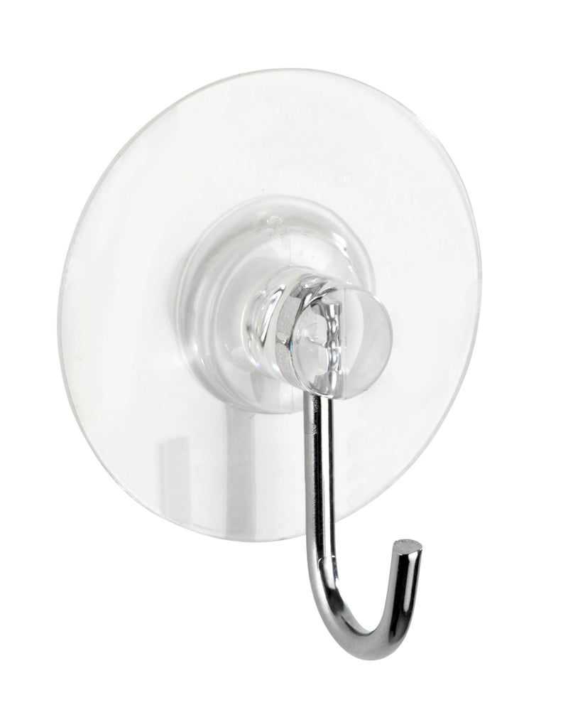 WENKO Static-Loc Nickelhaken transparent, 4er Set
