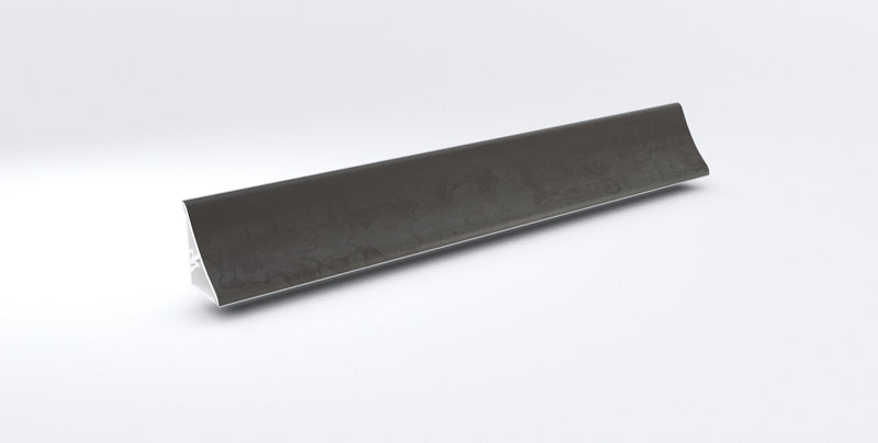 Getalit Plus Wandanschlussprofil A1C in Schwarz, 590x20 mm