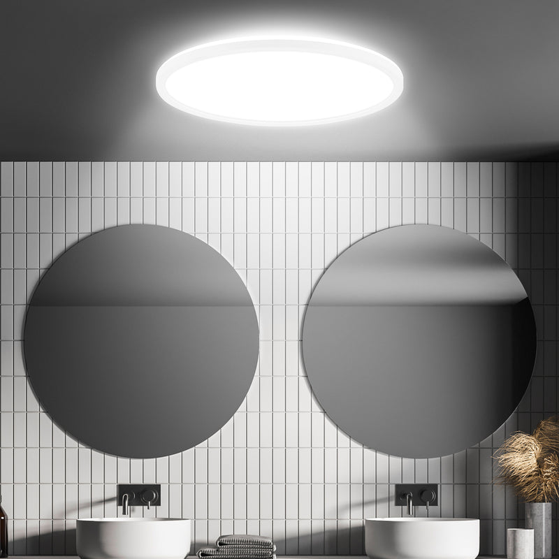 BRILONER Panel LED Ultra flat mit Backlight plus Microwave