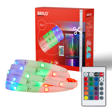 BRILONER Stripe LED RGB mit Fernbedienung