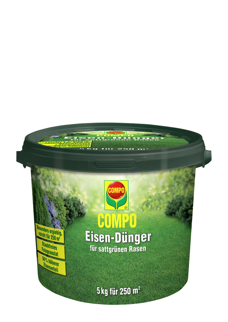 COMPO Eisen-Dünger 5 kg (COMPO EREG) für 250 qm, außen