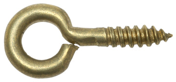 SWG Ringschraube vermessingt, rund