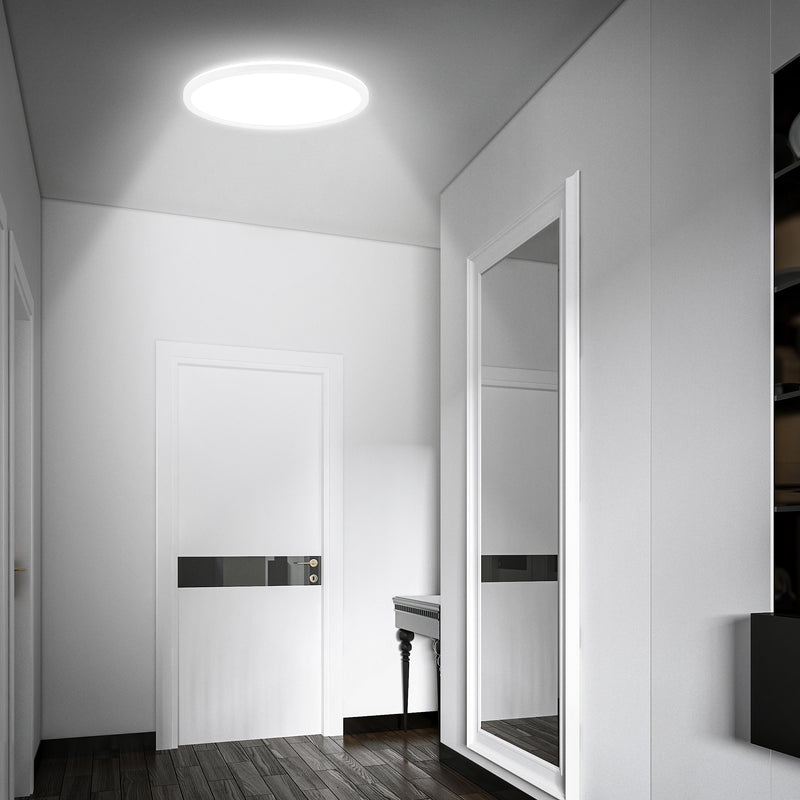 BRILONER Panel LED Ultra flat mit Backlight plus Microwave