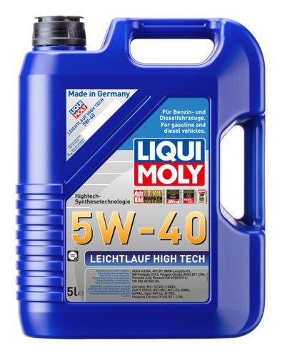 LIQUI MOLY Leichtlauf High Tech Motoröl 5W-40, 5 l (5W-40)